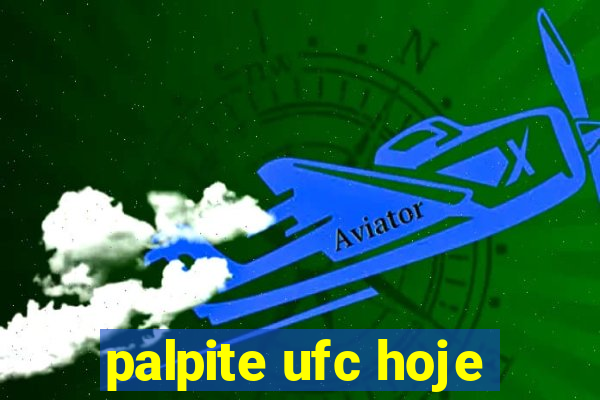 palpite ufc hoje